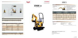 Minikotrók Yanmar SV 08-1