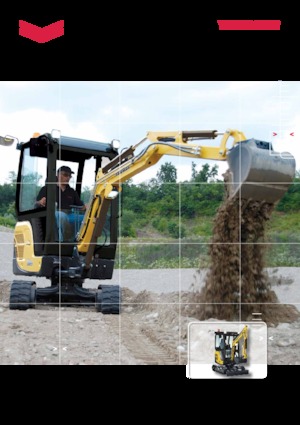 Minikotrók Yanmar SV 18 CR