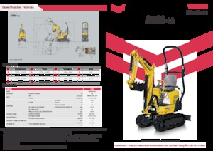Minikotrók Yanmar SV08-1A