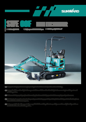 Minikotrók Sunward SWE08F