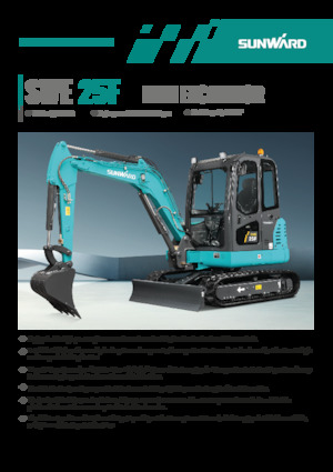 Minikotrók Sunward SWE25F