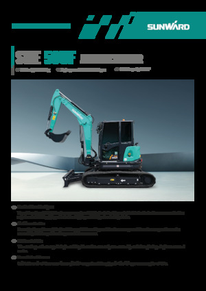 Minikotrók Sunward SWE50UF