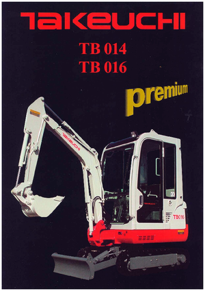 Minikotrók Takeuchi TB 014 A