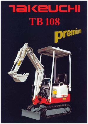 Minikotrók Takeuchi TB 108