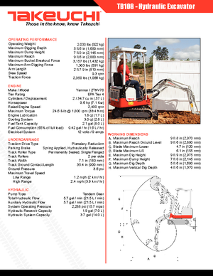 Minikotrók Takeuchi TB 108