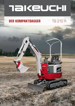 Minikotrók Takeuchi TB 210 R