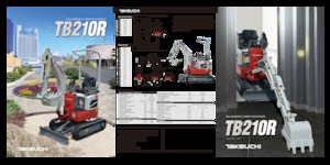 Minikotrók Takeuchi TB 210 R