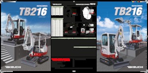 Minikotrók Takeuchi TB 216 A