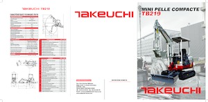 Minikotrók Takeuchi TB 219 A