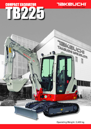 Minikotrók Takeuchi TB 225