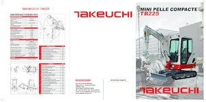 Minikotrók Takeuchi TB 225