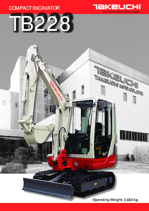 Minikotrók Takeuchi TB 228 