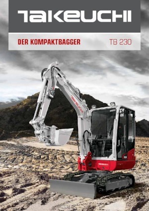 Minikotrók Takeuchi TB 230