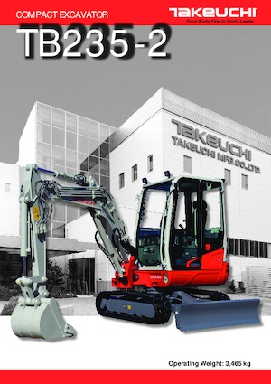 Minikotrók Takeuchi TB 235-2
