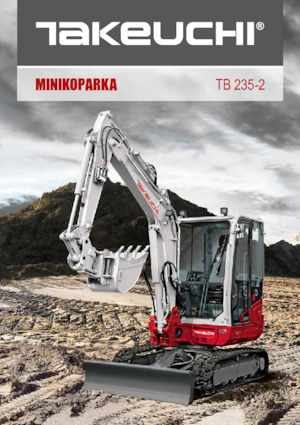 Minikotrók Takeuchi TB 235-2