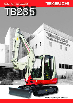 Minikotrók Takeuchi TB 235