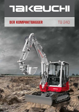 Minikotrók Takeuchi TB 240