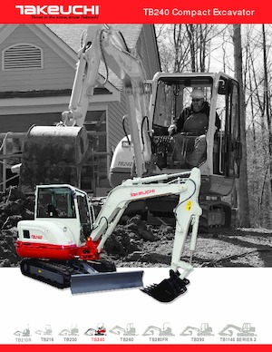 Minikotrók Takeuchi TB 240