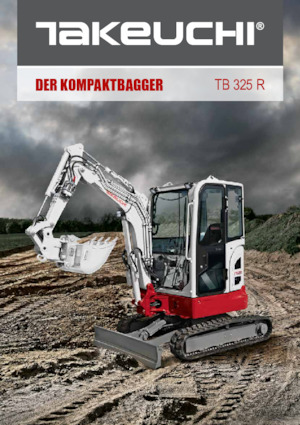 Minikotrók Takeuchi TB 325 R