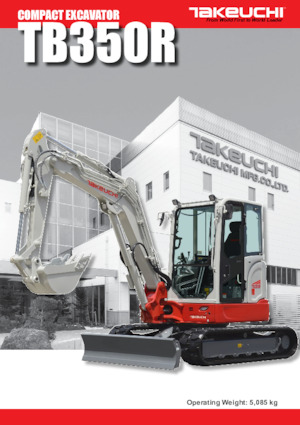 Minikotrók Takeuchi TB 350 R