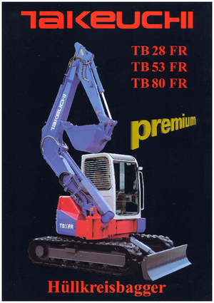Minikotrók Takeuchi TB 53 FR