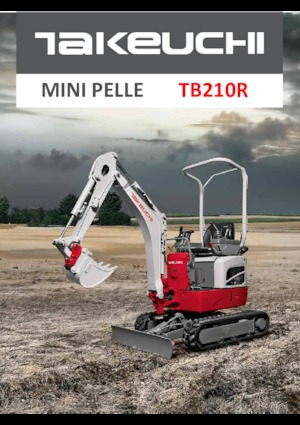Minikotrók Takeuchi TB 210 R