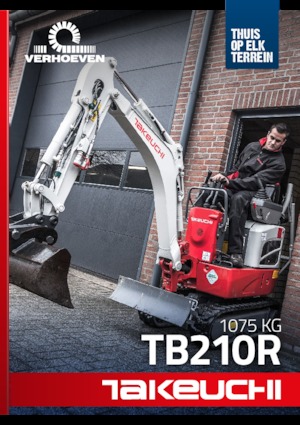 Minikotrók Takeuchi TB 210 R
