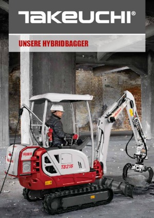 Minikotrók Takeuchi TB228 Hybrid