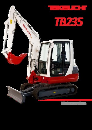 Minikotrók Takeuchi TB 235
