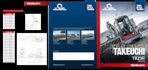 Minikotrók Takeuchi TB 23 R