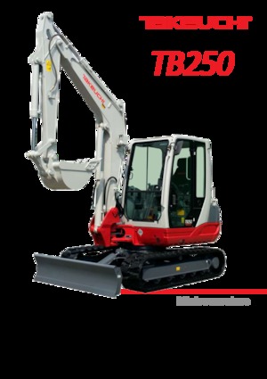 Minikotrók Takeuchi TB 250