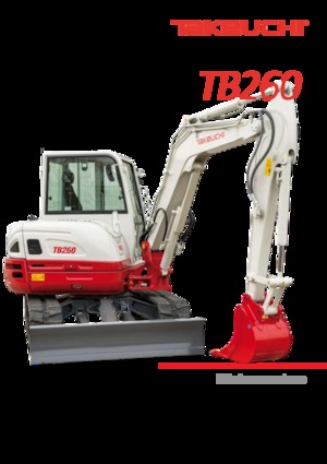 Minikotrók Takeuchi TB 260