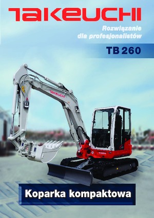 Minikotrók Takeuchi TB 260
