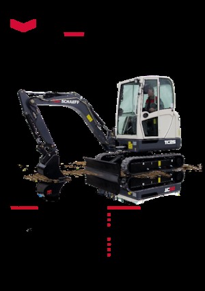 Minikotrók Schaeff TC 25