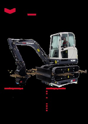 Minikotrók Schaeff TC 25