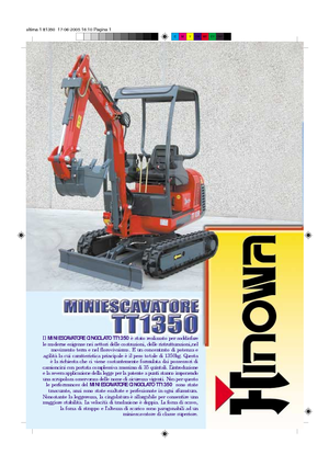 Minikotrók Hinowa TT 1350