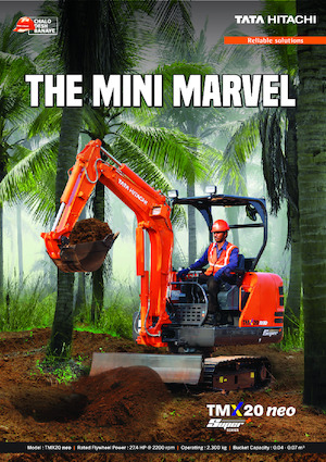 Minikotrók Hitachi TMX 20 neo