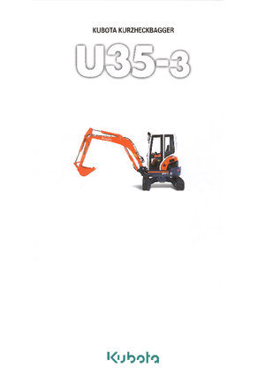Minikotrók Kubota U35-3 G
