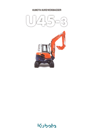 Minikotrók Kubota U45-3 G