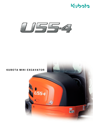 Minikotrók Kubota U55-4