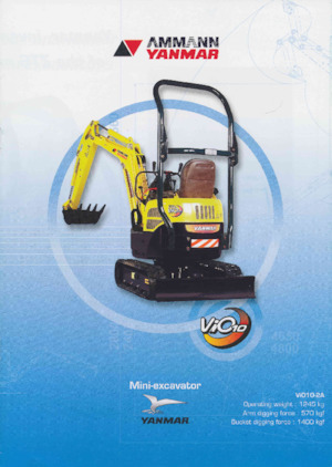 Minikotrók Yanmar VIO 10-2 A
