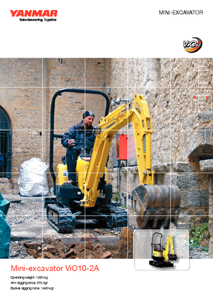 Minikotrók Yanmar VIO 10-2 A