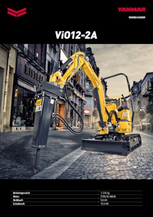 Minikotrók Yanmar VIO 12-2 A