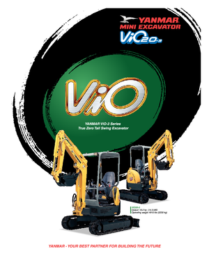 Minikotrók Yanmar VIO 20