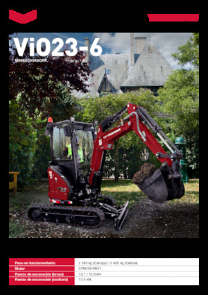 Minikotrók Yanmar ViO23-6 