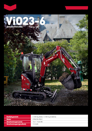 Minikotrók Yanmar ViO23-6 