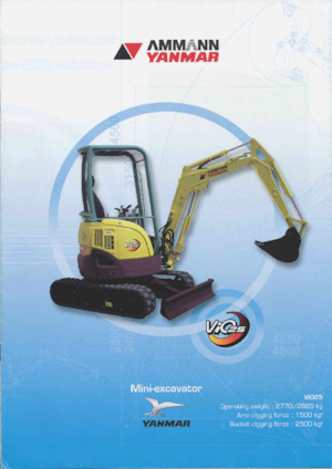 Minikotrók Yanmar VIO 25