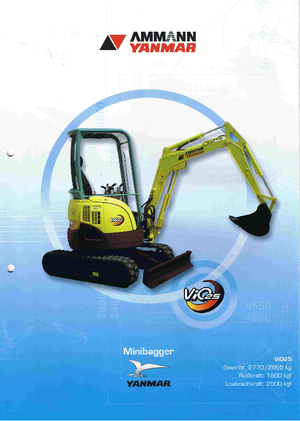 Minikotrók Yanmar VIO 25