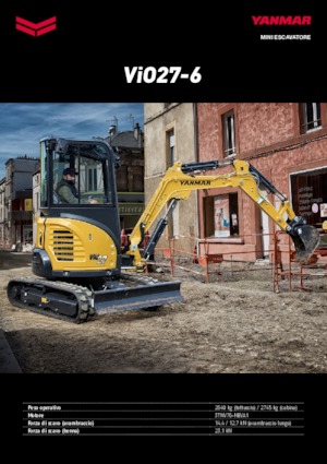 Minikotrók Yanmar VIO 27-6 CR