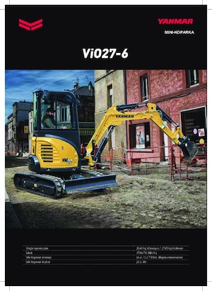 Minikotrók Yanmar VIO 27-6 CR